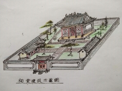 丹東祠堂設計手稿